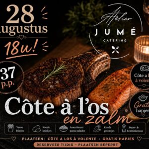 Côte à l'os en zalm